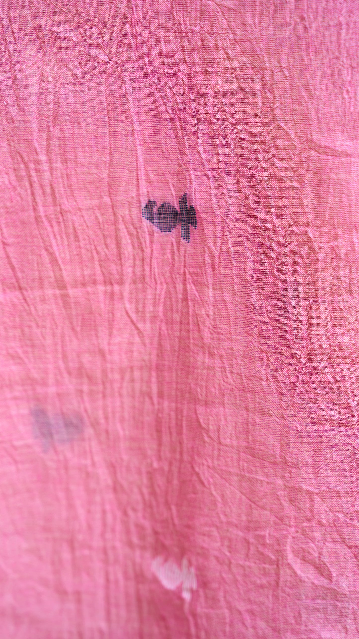 Pink Motif Jamdani Handwoven Cotton Fabric – Sold Per Meter – handcrafted cotton – Handcrafted in India