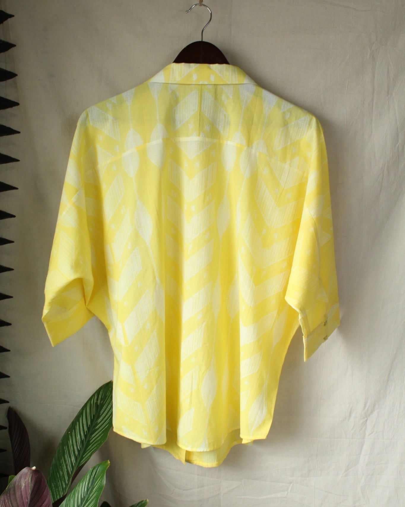 Anira - Yellow Cotton Shirt by LabelA