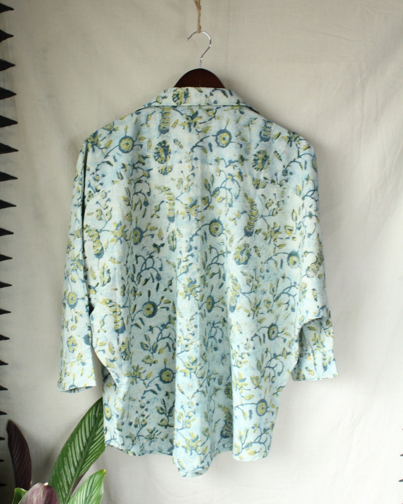 Avyukta - Blue Cotton Shirt by LabelA