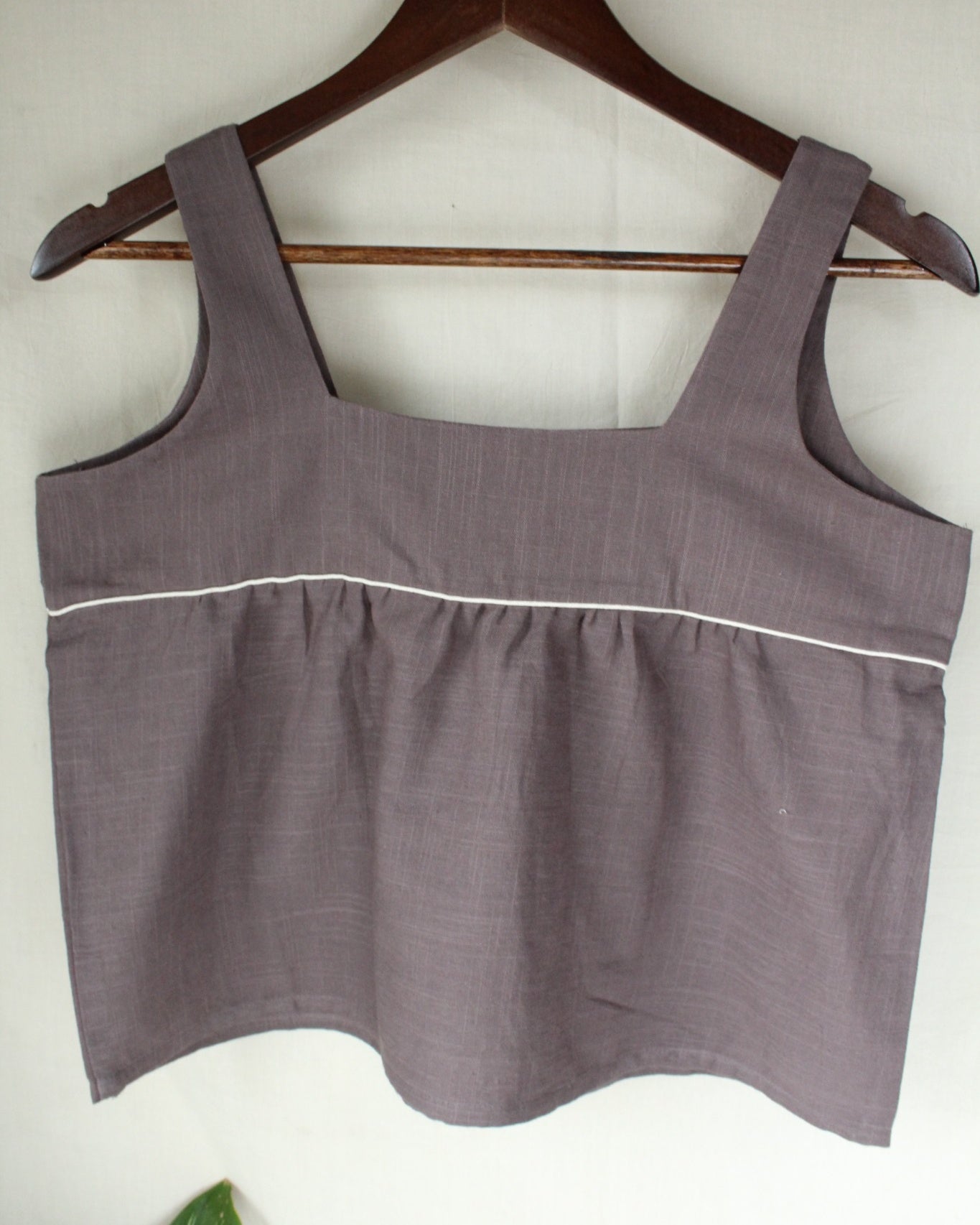 Anwita - Lavender Cotton Sleeveless Top by LabelA
