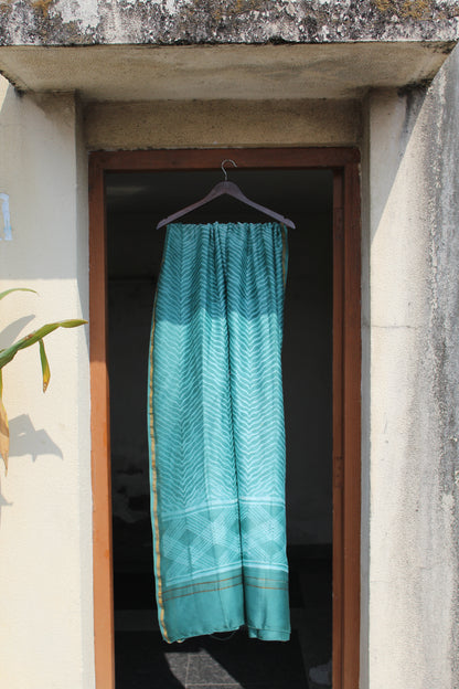 Aarya — Berry Nui Shibori Chanderi Silk Suit &amp; Dupatta Set